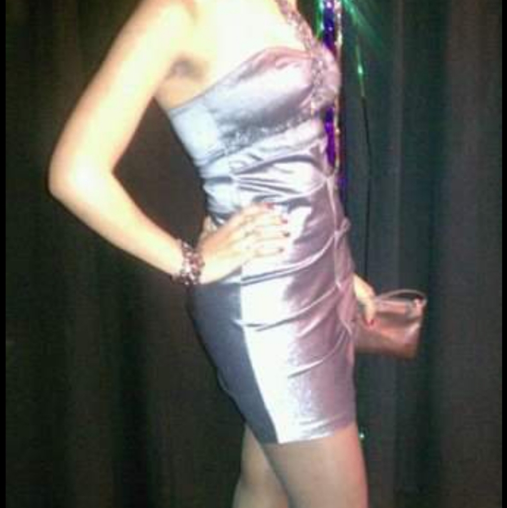 Silver Cocktail Dress
